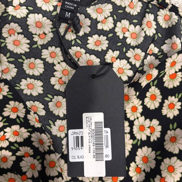Daisy Print Slip Midi Dress - M - Picture 3 of 3
